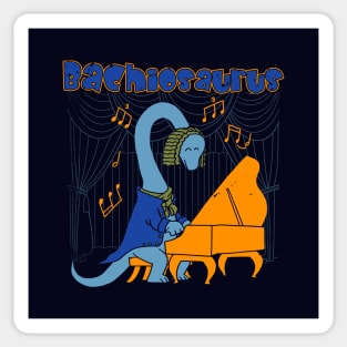 Sebastian Bach Cute Kawaii Musician Brachiosaurus Bach Music Cartoon Sticker